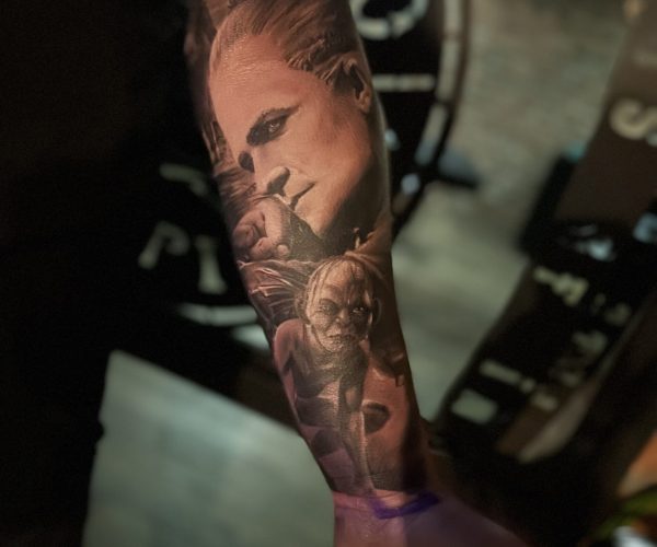 Realizm - Władca Pierścieni - tatuaż - Lots of Ink Koszalin