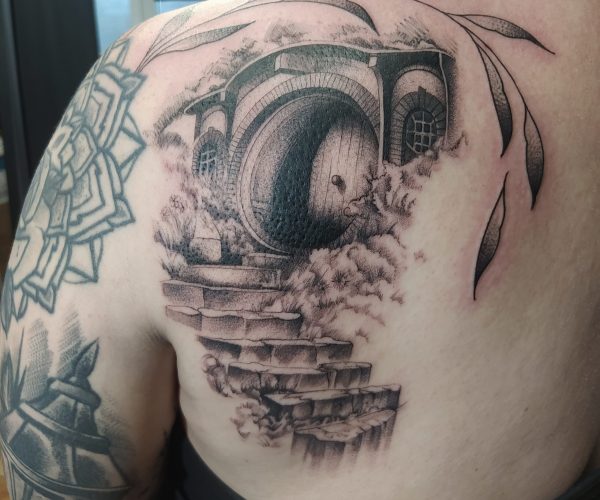 Hobbit - Wejście do domu Frodo - Lots of Ink Koszalin