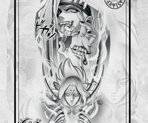 Anime Art - Tatuaż - Lots of Ink Koszalin